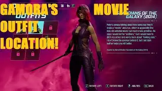 Marvel's Guardians of the Galaxy Gamora hidden Movie Outfit
