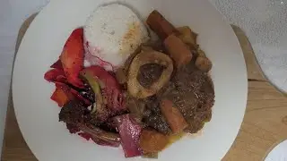 🏈 Game Day Stew Beef! Caribbean Hind Shank Bone-In Style - Chef Shrimpy