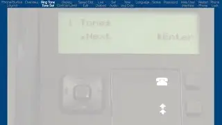 Mitel 6863i Phone: How to Select a Ring Tone