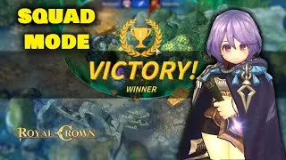VIOLET IN A SQUAD GAMEPLAY | Royal Crown