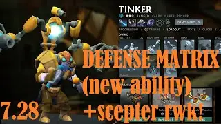 [TINKER] Update 7.28 Aghanim's Shard (New Ability)