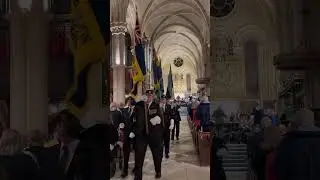 English remembrance parade in church #english #heritage #england #church
