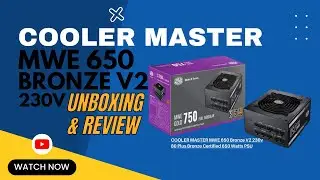 COOLER MASTER MWE 650W Bronze V2 Power Supply Unboxing & First Impressions👀⚡Must Watch...&nbsp;&nbsp;#viral