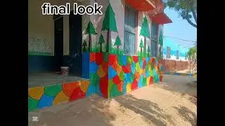 School beautification at GGHS55JB FAISALABAD EMIS:33140499, SARKARI SCHOOL, MAYARI SCHOOL 
