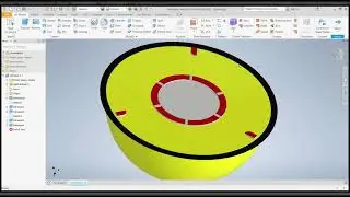design a curvy base on CAD Inventor. (Assembly)