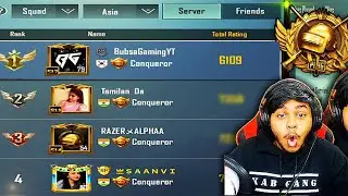 RANK 1 Triple Squad Conqueror Bubsa Gaming BEST Moments in PUBG Mobile