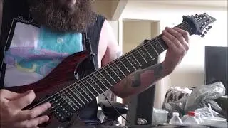 Fear Factory-Soul Hacker Guitar Cover (Schecter C-8 Silver Mountain Demo)