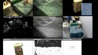Scene Representation and Object Grasping using Active Vision
