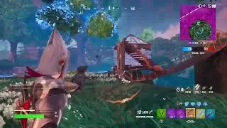 New Triarch Aurora Level Up Pack in Fortnite Gameplay (Season 4)