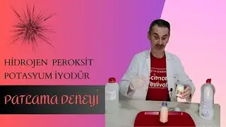 Hidrojen peroksit ile eğlenceli patlama  deneyi