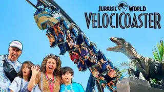 Los Polo en el Velocicoaster de Jurassic World!!