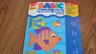 EVAN MOOR Basic Phonics Skills Level A grade PreK -  Kindergarten 2020-2021 homeschool