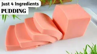 Just 4 Ingredients Easy & Tasty Pudding Recipe 💕| No Oven ,Eggless Pudding|Dessert Recipes| pudding