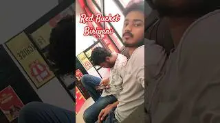 రెడ్ బకెట్ బిర్యానీ | First Time Trying Red Bucket Biryani#biryani#deliciousfood#telugu