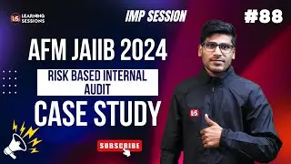 Risk based Internal Audit | AFM 2024 | JAIIB Exam Preparation #88