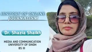 history of online journalism