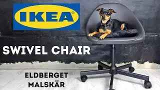 IKEA Chair - ELDBERGET / MALSKAR Swivel Chair - Unboxing - Assembly - Test - 593.318.47