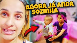 NOSSA ROTINA DA NOITE - A  MARIA ESTA ANDANDO MAIS LONGE