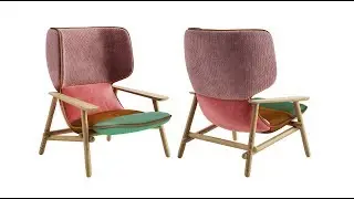 How to model Lilo Armchair by Moroso in 3dsmax