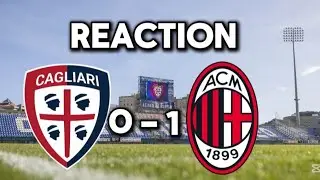 CAGLIARI-MILAN 0-1 ❤️💙 | REACTION | SERIE A ENILIVE 2025/2026 | 18&deg; GIORNATA | UNIPOL DOMUS HD |