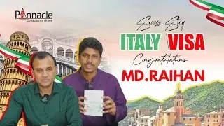 Md. Raihan&rsquo;s Italy Student Visa Success Story | Study in Italy 2025 | Pinnacle Consultancy Group