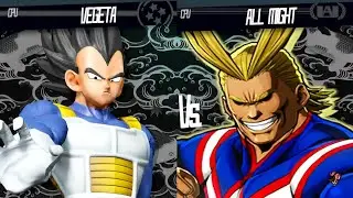 All Might Vs Vegeta - Requested Smash Battle