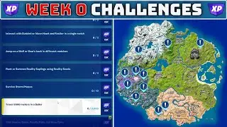 FORTNITE SEASON QUESTS WEEK 0! Baller & Reality Seeds Locations [Fortnite Challenges Season 3]