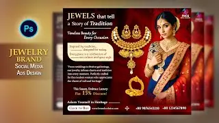 Jewelry Facebook Ads Design | Jewellery Facebook Ads Banner Design | Display Ads Design - Photoshop