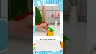 Product Link in Comments！ Automatic Birdie Toothpick Holder, Small size and large capacity Birdie To