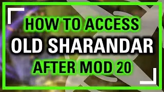 How To Still Access Old Sharandar After Mod 20 | Neverwinter