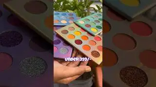Beauty glazed eyeshadow palette color board🌈| under rs399/-| #meeshofinds #eyeshadow #amazonfinds