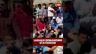 Ladakh People Demanding Statehood | #shorts #ladakh #statehood #protest #ladakhnews #movement