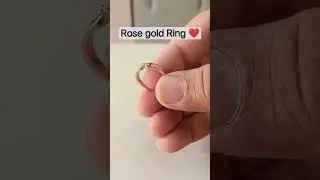 925 silver rose gold Ring