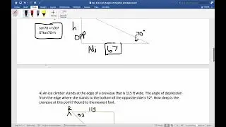 Angles of Elevation and Depression Notes