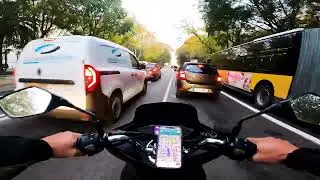 Testing the new 2026 Honda PCX 125 POV RAW