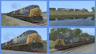 Train Simulator 2022 - CSX AC6000CWs on the Miami to West Palm Beach route