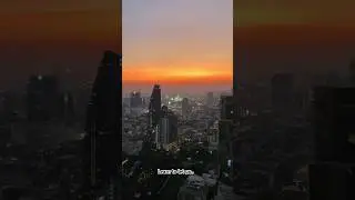 AMAZING VIEW FROM 69th Floor! #sunset #view #shorts #youtubeshorts #videos #bangkok #thailand