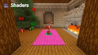 Hypixel Bedwars Christmas Lobby - Zoom Out from Santa
