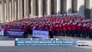 South Plains band directors to march in Rose Parade