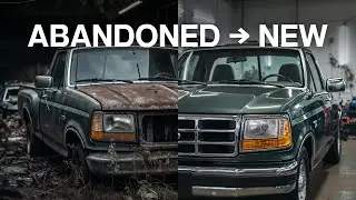 ASMR Car Restoration! Restoring a FORD F-150 from Total Damaged to Like A New One.