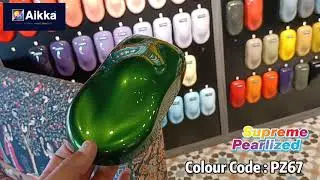 Aikka Paint PZ67 Supreme Pearlized Colour for Car Spray Painting. Colour Code : PZ67