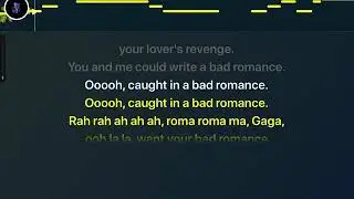 Smule (bad romance) sing along if you want to