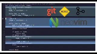 RESOLVE GIT MERGE CONFLICTS - NEOVIM (like VS Code)