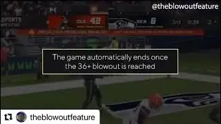 Blowout feature prototype for madden.