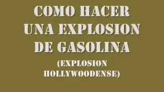 diagrama - como hacer una explosion hollywoodense