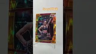 Casey O'Neill 2022 Panini Select UFC Concourse Orange Flash Prizm RC SP #53