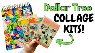 💥I FOUND THEM!💥Dollar Tree Collage Kits!✂️❤️ Want one? #collage #dollartree