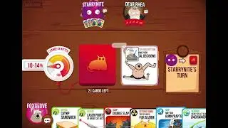 A &ldquo;Sample&rdquo; Game of Exploding Kittens II Streaking Kittens II Foxglove