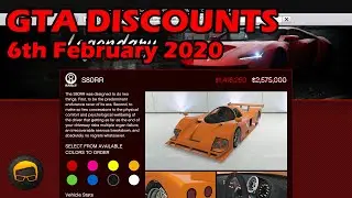 GTA Online Best Vehicle Discounts (6th February 2020) - GTA 5 Weekly Car Sales Guide №24
