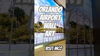 Orlando Airport #mco #visitorlando #orlando #airport #travel #florida #orlandoairport #art #visit